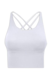 SKTF053 manufacturing women's sports Bra fashion design cross beauty back fitness running yoga dance sports Bra sports Bra specialty store back view